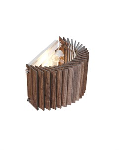 Настенный светильник rotor wall lamp horizontal коричневый 26x13x11 см Woodled