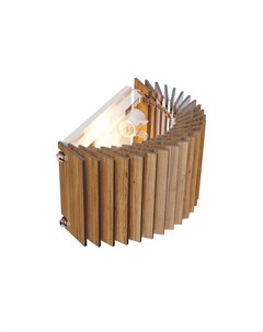 Настенный светильник rotor wall lamp horizontal коричневый 23x13x11 см Woodled