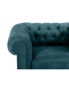 Кресло chesterfield бирюзовый 115x73x105 см Ogogo