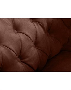 Кресло chesterfield коричневый 115x73x105 см Ogogo