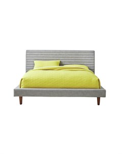 Кровать kelly 140 200 серый 165x115x230 см Idealbeds