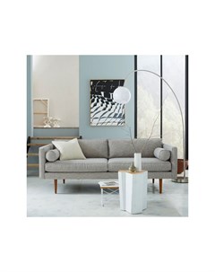 Диван двухместный blues серый 165x78x88 см Myfurnish