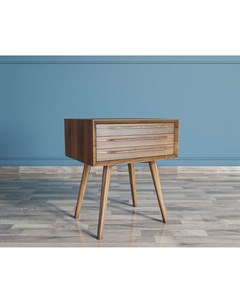 Тумба с тремя ящиками bruni коричневый 45x58x35 см Etg-home