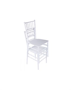 Стул chiavari белый 46x91x46 см Bradexhome