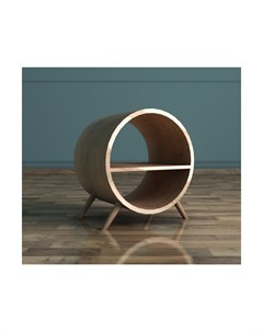 Круглая тумба ellipse бежевый 40x50x30 см Etg-home