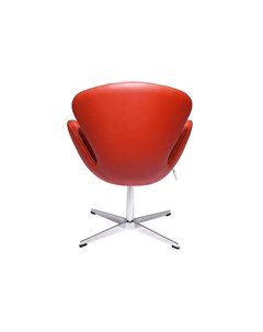 Кресло swan chair красный 61x95x61 см Bradexhome