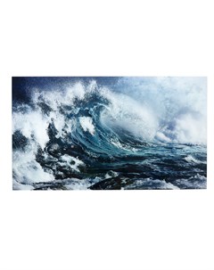 Картина wave синий 120x70x4 см Kare