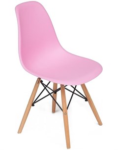 Стул Secret De Maison CINDY EAMES mod 001 дерево береза металл пластик 51x46x82 5см светло розовый Tetchair