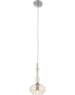 Потолочный подвесной светильник SL364 113 01 Подвес Хром Янтарный E14 1 40W St luce