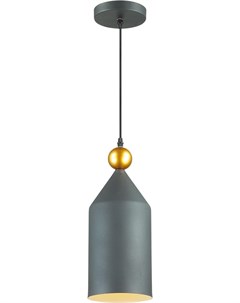 Потолочный подвесной светильник 4091 1 черный золотой Подвес Е27 1 40W BOLLI Odeon light