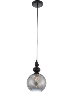 Подвесной светильник SL374 413 01 E27 1 40W черный дымчатый St luce