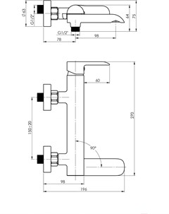 Смеситель Ultra 10 U10P08 Rubineta