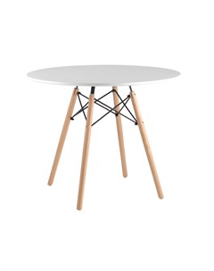 Стол dsw d90 белый Stool group