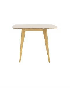 Стол обеденный ричмонд охра стеклянный оранжевый 100x100 см Stool group