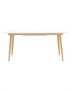 Стол обеденный стокгольм раскладной белый белый 160x90 см Stool group