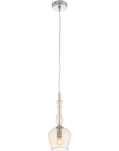 Потолочный подвесной светильник SL364 103 01 Подвес Хром Янтарный E14 1 40W St luce