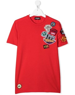 Футболка с нашивками Dsquared2 kids