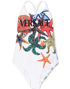 Купальник с логотипом Versace kids