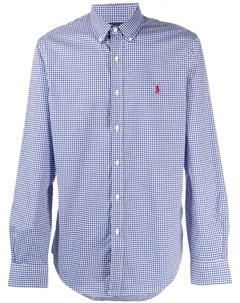 Рубашка в клетку гингем Polo ralph lauren