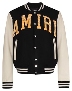 Бомбер с нашивкой логотипом Amiri