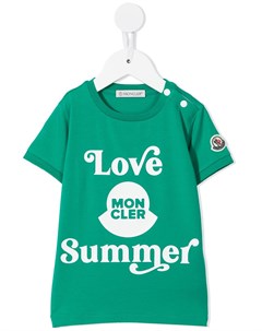 Футболка с принтом Love Summer Moncler enfant