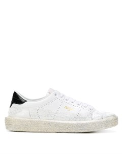 Кроссовки Superstar с эффектом потертости с блестками Golden goose