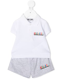 Костюм двойка с рубашкой поло Moschino kids