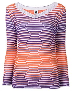 Топ с геометричным узором Missoni pre-owned