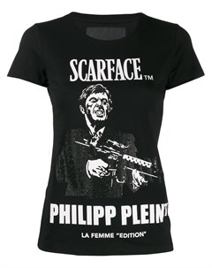 Футболка Scarface с принтом Philipp plein