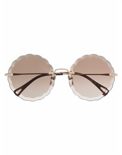 Солнцезащитные очки в круглой оправе Chloé eyewear