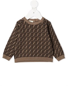 Джемпер с монограммой Fendi kids