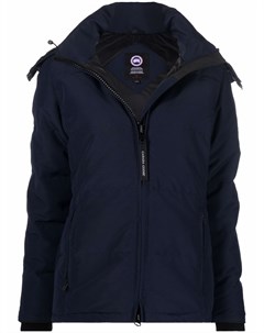 Пуховик с нашивкой логотипом Canada goose