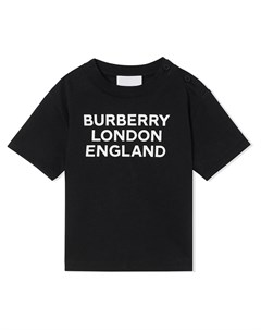 Футболка с логотипом Burberry kids