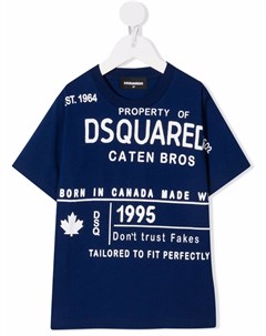 Футболка с логотипом Dsquared2 kids