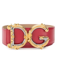 Ремень с декорированной пряжкой DG Dolce&gabbana