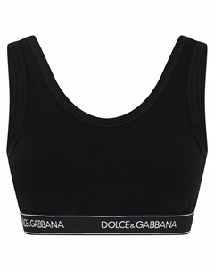 Спортивный бюстгальтер с логотипом Dolce&gabbana