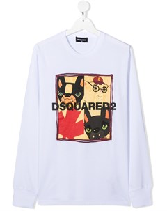 Футболка с принтом Dsquared2 kids