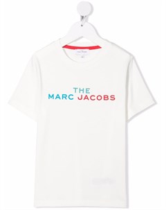 Футболка из органического хлопка с логотипом The marc jacobs kids