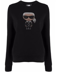 Топ с длинными рукавами и вышивкой Karl Karl lagerfeld