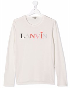 Футболка с логотипом Lanvin enfant