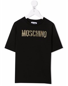 Футболка с логотипом Moschino kids