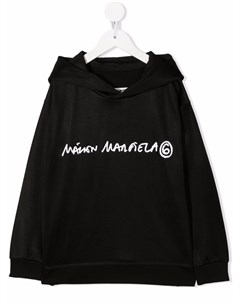 Худи из джерси с логотипом Maison margiela