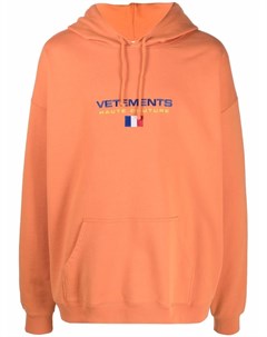 Худи Haute Couture с вышитым логотипом Vetements