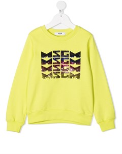 Джемпер с пайетками Msgm kids