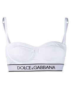 Бюстгальтер с логотипом Dolce&gabbana