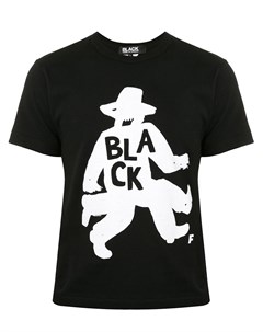 Футболка с графичным принтом Black comme des garçons