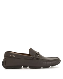 Декорированные лоферы из зернистой кожи Bally