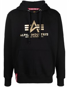 Худи с логотипом Alpha industries