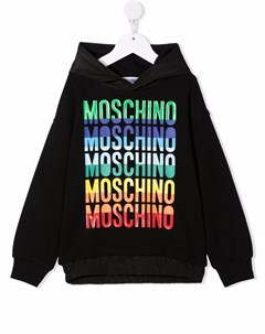 Худи с логотипом Moschino kids