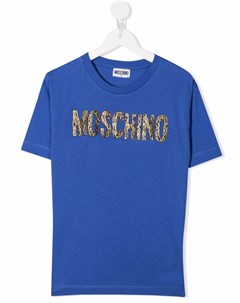 Футболка с логотипом Moschino kids